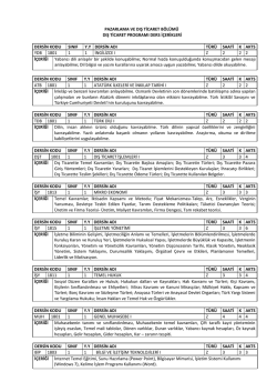 ders i&ccedil;erikleri - Dalaman Meslek Y&uuml;ksekokulu