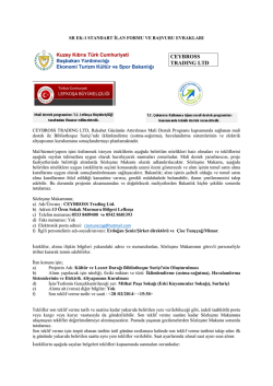 Teknik Şartname Standart Formu