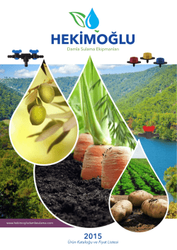 Buraya Tıklayın - Hekimoğlu Damla Sulama Sistemleri