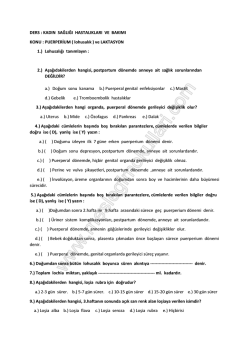 Puerperium_ve_Laktasyon_quizz