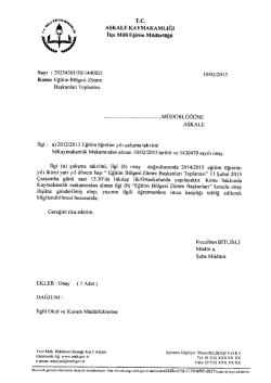 eğitim b&ouml;lgesi z&uuml;mre başkanları toplantısı 10.02.2015 11:27