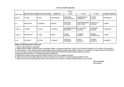Mehtap ŞİMŞEK Okul M&uuml;d&uuml;r&uuml; 1- G&uuml;nl&uuml;k vakit &ccedil;izelgesini uygulamak