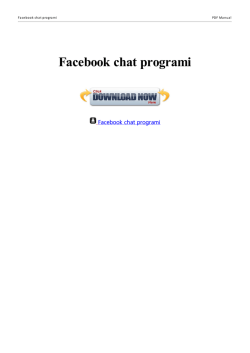 Facebook chat programi
