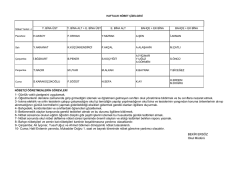 BEKİR ERS&Ouml;Z Okul M&uuml;d&uuml;r&uuml; 1- G&uuml;nl&uuml;k vakit &ccedil;izelgesini uygulamak