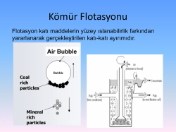Kömür Flotasyonu