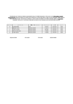 2015 s&ouml;zleşmeli ahşap teknisyenliği m&uuml;lakat listesi