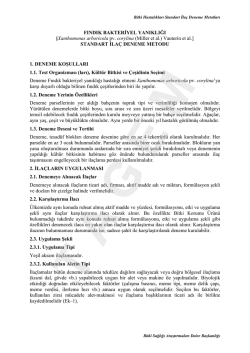 fındık bakteriyel yanıklığı sidm