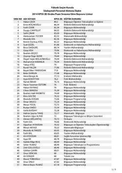 Daha Fazlası - Y&uuml;ksek Se&ccedil;im Kurulu