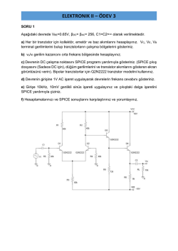ELEKTRONIK II &ndash; &Ouml;DEV 3