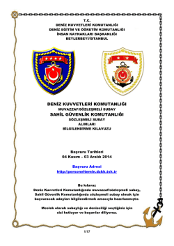 denġz kuvvetlerġ komutanlığı sahġl g&uuml;venlġk komutanlığı
