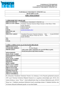 A&ccedil; - Pamukkale Teknokent