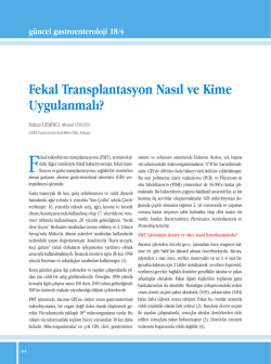 Makale PDF - G&uuml;ncel Gastroenteroloji