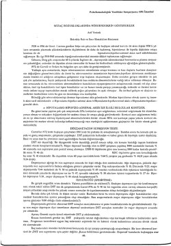 MİZA&Ccedil; BOZUKLUKLARINDA N&Ouml;ROENDOKRİN G&Ouml;STERGELER