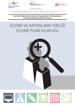 izleme ve raporlama tebliği izleme planı kılavuzu