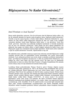 Bilgisayarınıza Ne Kadar G&uuml;venirsiniz?
