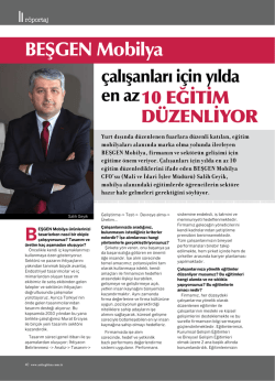 BEŞGEN Mobilya &uuml;r&uuml;nlerinizi