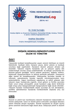 HematoLog - Türk Hematoloji Derneği