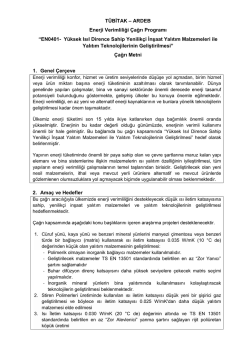 EN0401- Y&uuml;ksek Isıl Dirence Sahip Yenilik&ccedil;i İnşaat Yalıtım