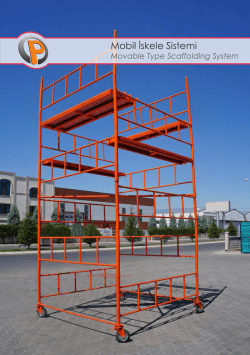 Mobil İskele Sistemi - Pratik İskele Ve Kalıp Sistemleri