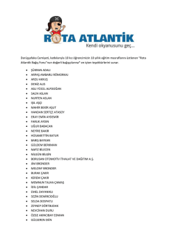 Rota Atlantik Ba - Dar&uuml;şşafaka Cemiyeti