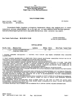 Eskişehir Osmangazi &Uuml;niversitesi Hastanesi