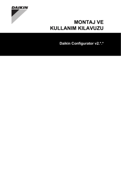 montaj ve kullanım kılavuzu