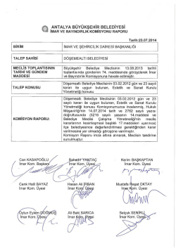 G&uuml;ndemin 23.Maddesi - Antalya Belediyesi