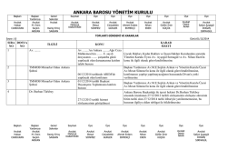 01 aralık 2014 tarihinde yapılan y&ouml;netim kurulu