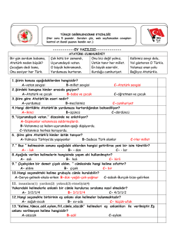 3-T&Uuml;RK&Ccedil;E Değ-me