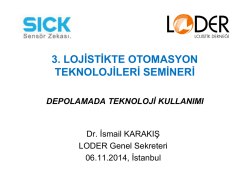 Depolarda Teknoloji Kullanımı