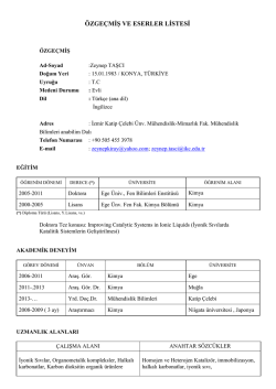 cv 2014 may - M&uuml;hendislik ve Mimarlık Fak&uuml;ltesi