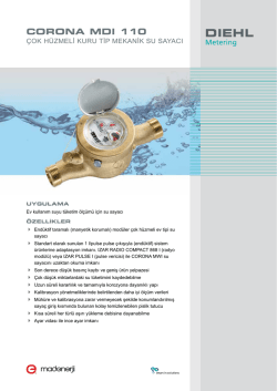 CORONA MDI 110 Broş&uuml;r