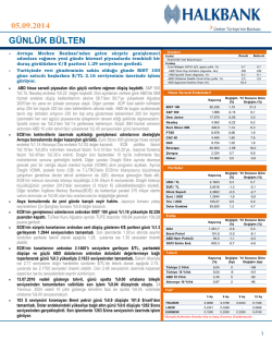 Bültenin tamamına ulaşmak için tıklayınız