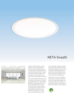 NETA Sıvaaltı - EAE Aydınlatma