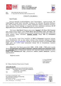 orta anadolu ihracat&ccedil;ı birlikleri genel