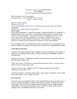 Ders İ&ccedil;eriği