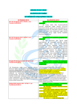 ankara eczacı odası 30.ağutos.2014 tarihli sut değişikliği