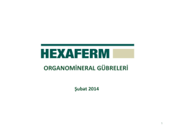 ORGANOMİNERAL G&Uuml;BRELERİ