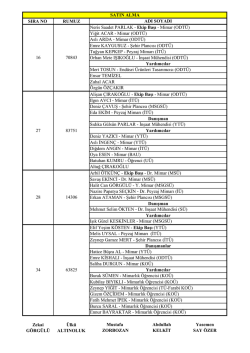 Mimarlık &Ouml;ğrencisi (KO&Uuml;)