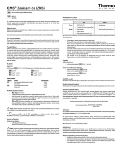 QMS&reg; Zonisamide (ZNS)
