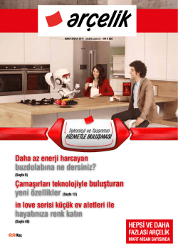 yeni özellikler (Sayfa 12) hayatınıza renk katın buzdolabına