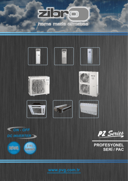 PZ Series Ticari Klimalar