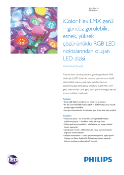 Product Familiy Leaflet: iColor Flex LMX gen2