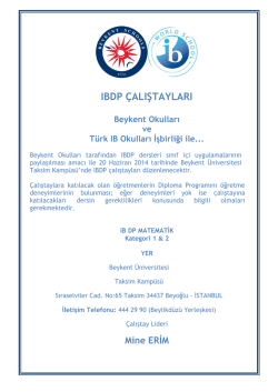 Matematik - Beykent Eğitim Kurumları