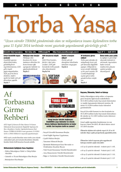 İŞTE, AF TORBASINA GİRME REHBERİ (İndir)