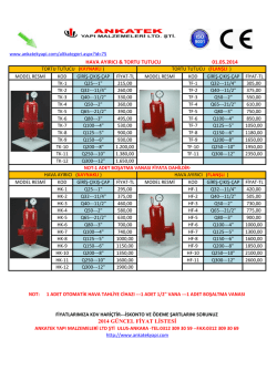 &Uuml;r&uuml;n Fiyat Listesini g&ouml;rmek i&ccedil;in tıklayınız.