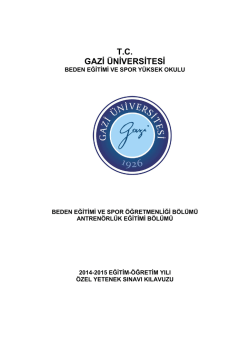 T.C. GAZİ ÜNİVERSİTESİ