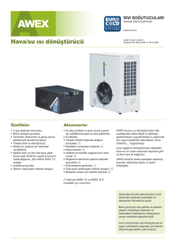 Hava/su ısı d&ouml;n&uuml;şt&uuml;r&uuml;c&uuml;