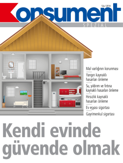 Mal varlıgˇının korunması Yangın kaynaklı hasarları &ouml;nleme Su