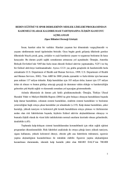 Spor Bilimleri Derneği G&ouml;r&uuml;ş&uuml;